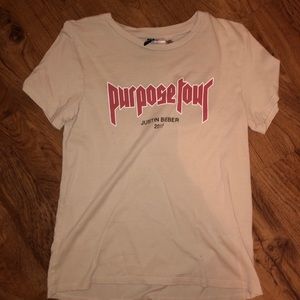 justin beiber purpose tour shirt